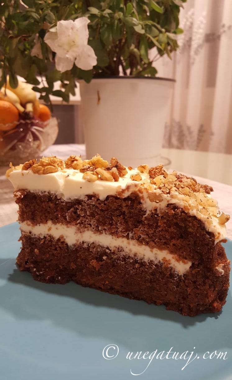 Tortë me karrota (Carrot Cake)