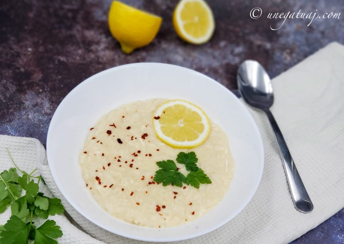 Supë me vezë dhe limon