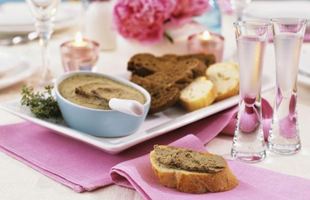 Patè mëlçie pule me marsala