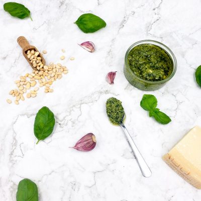 Pesto me borzilok (gjenovez) Pesto me borzilok (gjenovez)