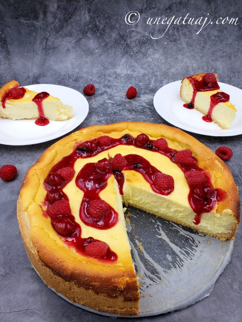 Käsekuchen (tortë gjermane me djathë)