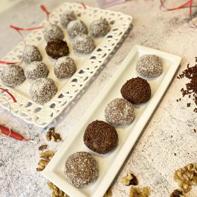 Toptha me çokollatë dhe kokos (Bombica)